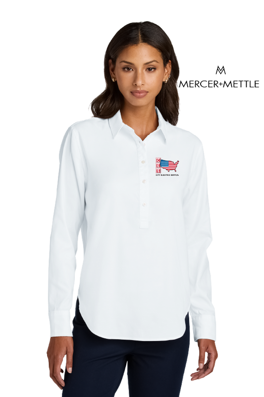 Mercer+Mettle® Women’s Long Sleeve Modern Oxford Shirt