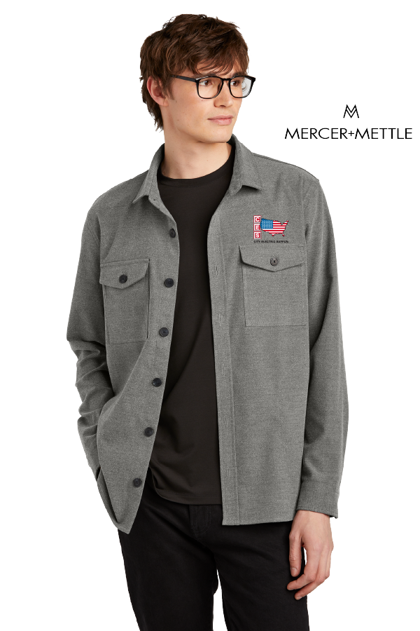 Mercer+Mettle® Long Sleeve Twill Overshirt