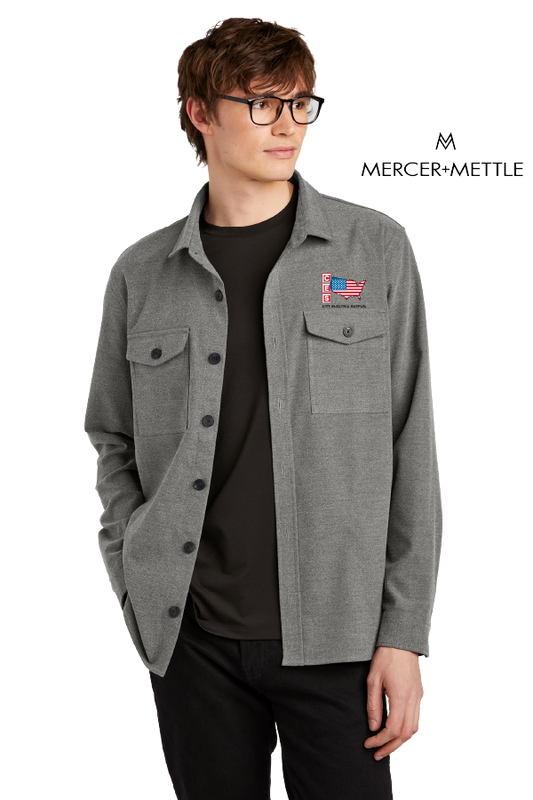 Mercer+Mettle® Long Sleeve Twill Overshirt