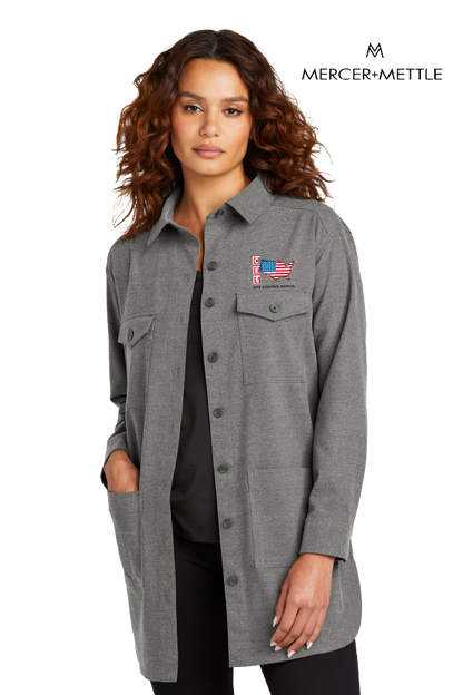 Mercer+Mettle® Women’s Long Sleeve Twill Overshirt