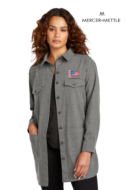 Mercer+Mettle® Women’s Long Sleeve Twill Overshirt