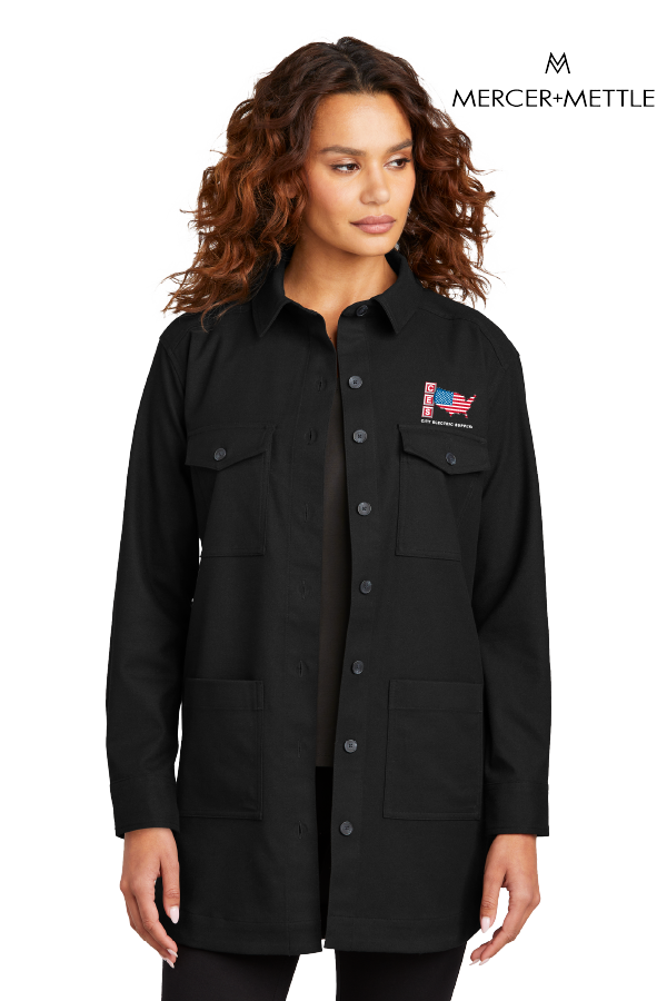 Mercer+Mettle® Women’s Long Sleeve Twill Overshirt