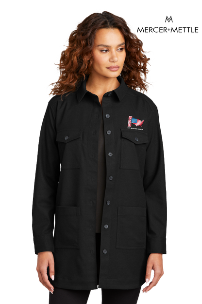 Mercer+Mettle® Women’s Long Sleeve Twill Overshirt