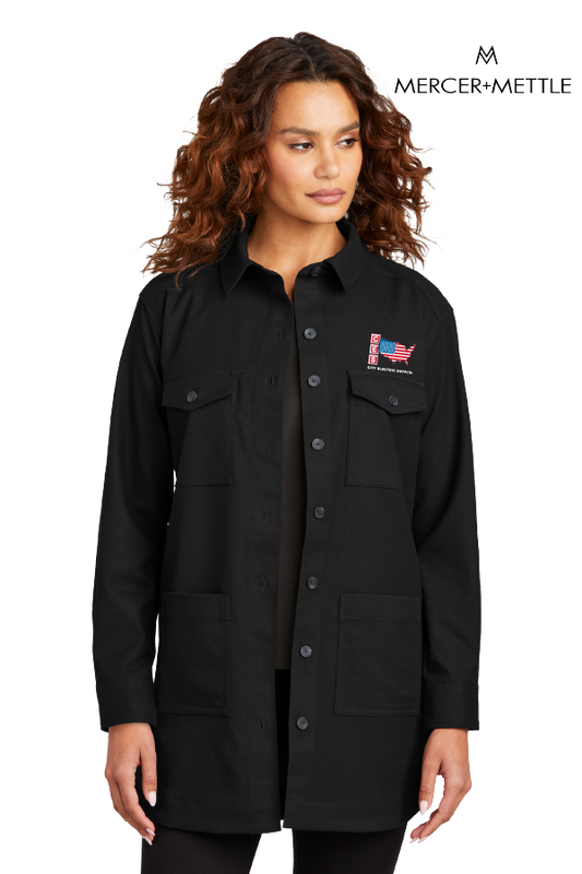 Mercer+Mettle® Women’s Long Sleeve Twill Overshirt