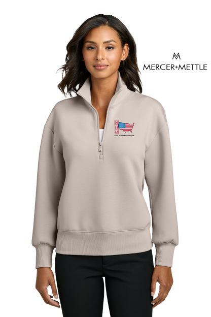 Mercer+Mettle® Women’s Soft Spacer 1/4-Zip