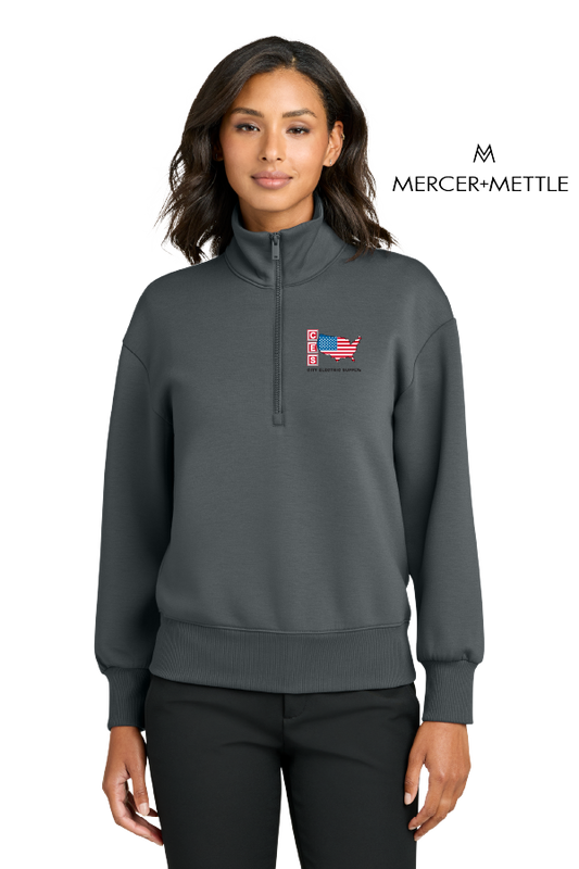 Mercer+Mettle® Women’s Soft Spacer 1/4-Zip
