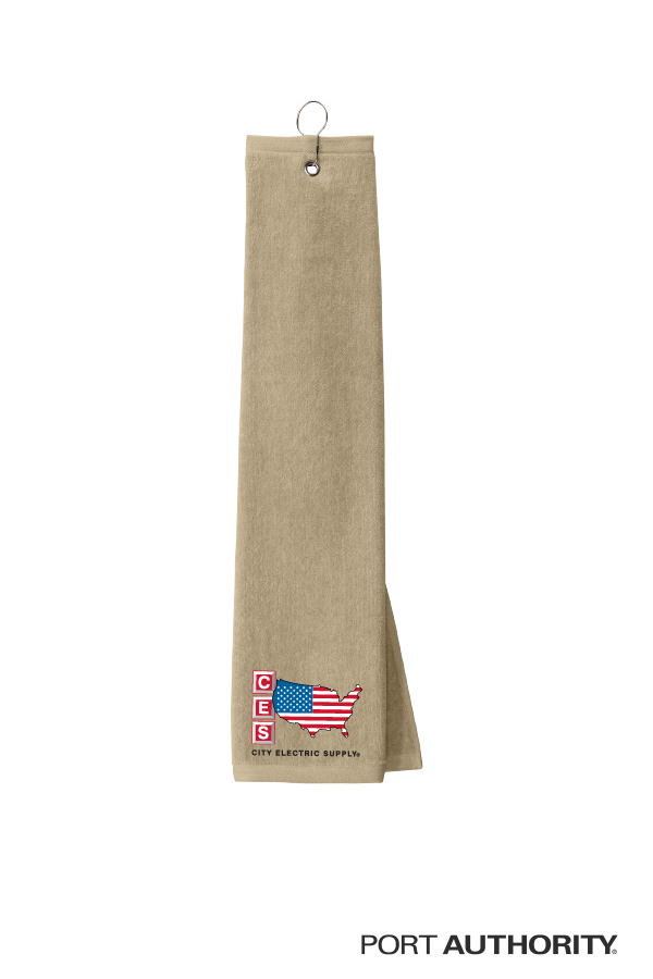 Port Authority® Grommeted Tri-Fold Golf Towel
