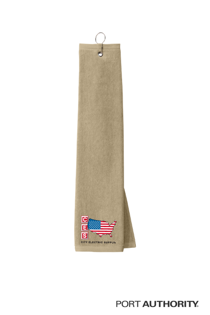 Port Authority® Grommeted Tri-Fold Golf Towel