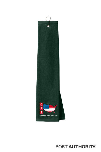 Port Authority® Grommeted Tri-Fold Golf Towel