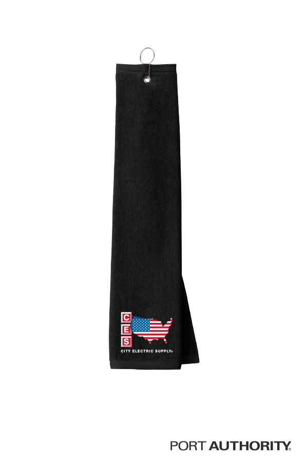 Port Authority® Grommeted Tri-Fold Golf Towel