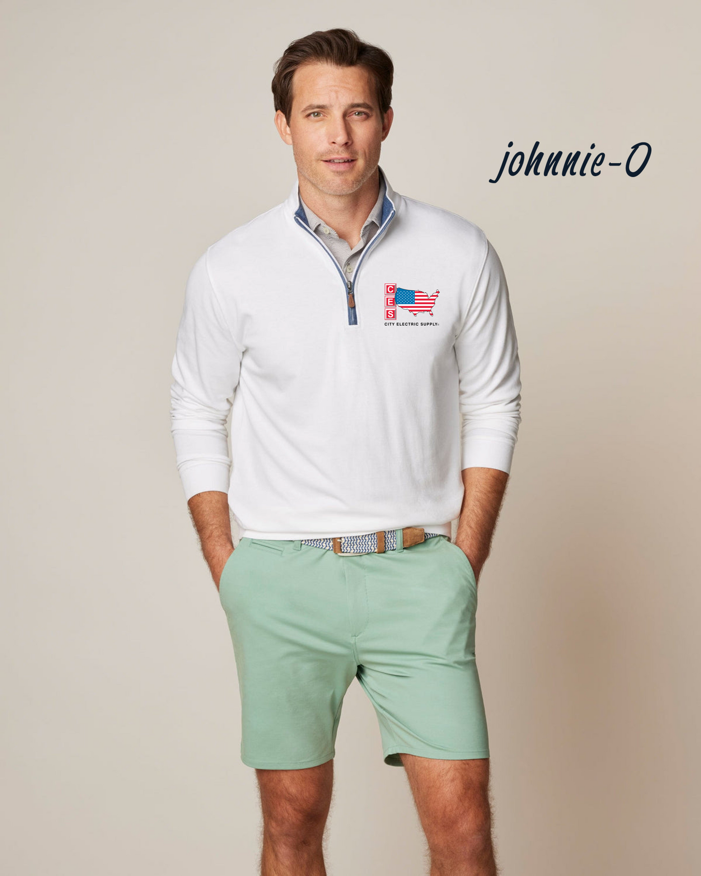 johnnie-O Men's Sully 1/4 Zip Pullover