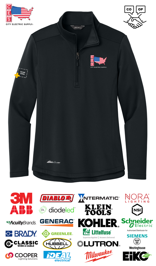 Eddie Bauer® Women’s Smooth Mid Layer Fleece 1/2-Zip - Co-op