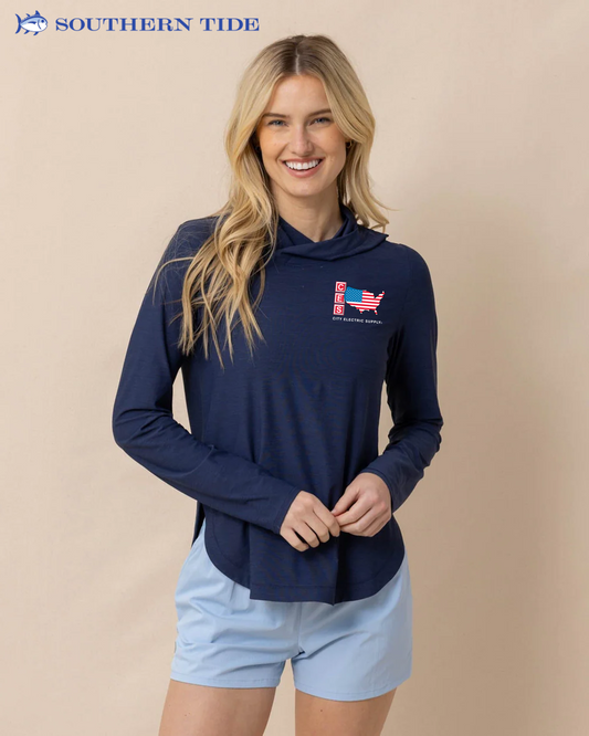 Southern Tide Women's Linley brrr°®-illiant Performance Hoodie