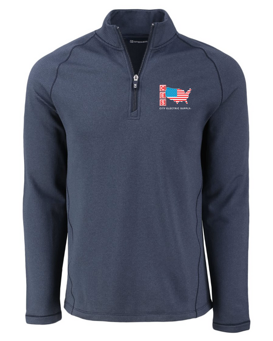 Fleece Recycled Mens Half Zip Pullover