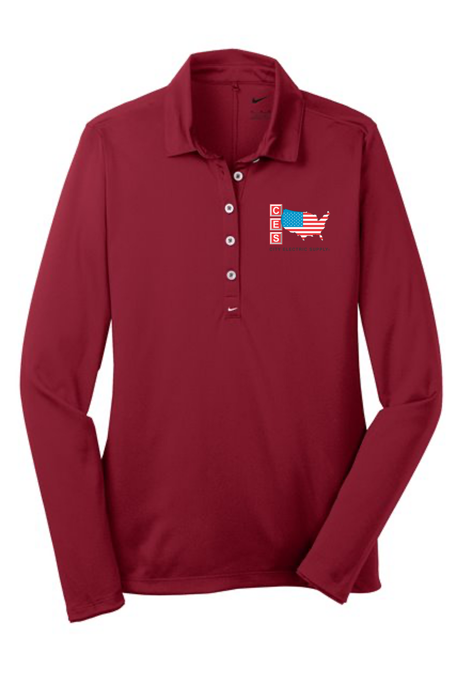Nike Women's Long Sleeve Dri-FIT Stretch Tech Polo