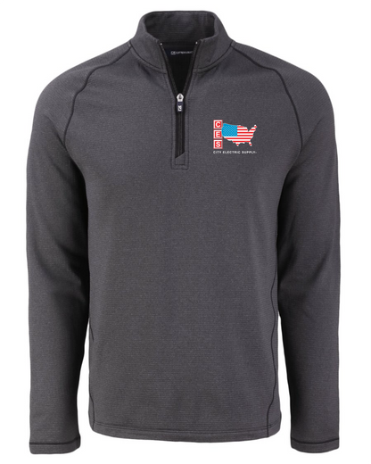 Fleece Recycled Mens Half Zip Pullover