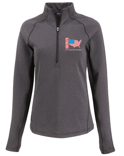 Fleece Recycled Womens Half Zip Pullover