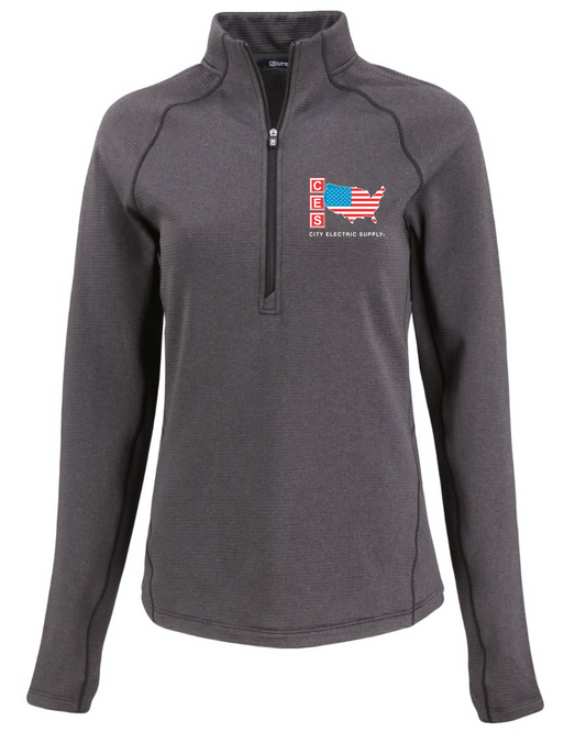 Fleece Recycled Womens Half Zip Pullover