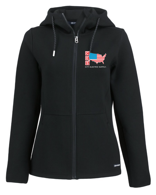 Roam Epic Comfort Recycled Womens Full Zip Hooded Jacket