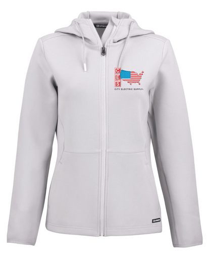 Roam Epic Comfort Recycled Womens Full Zip Hooded Jacket