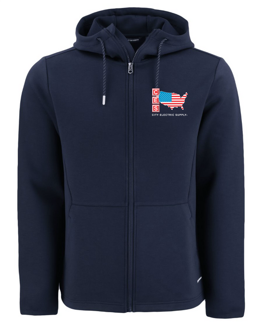 Roam Epic Comfort Recycled Mens Full Zip Hooded Jacket