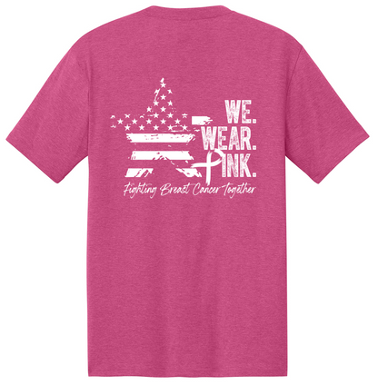 Perfect Triblend Blend Tee - Breast Cancer Awareness