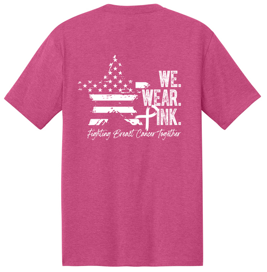 Perfect Triblend Blend Tee - Breast Cancer Awareness