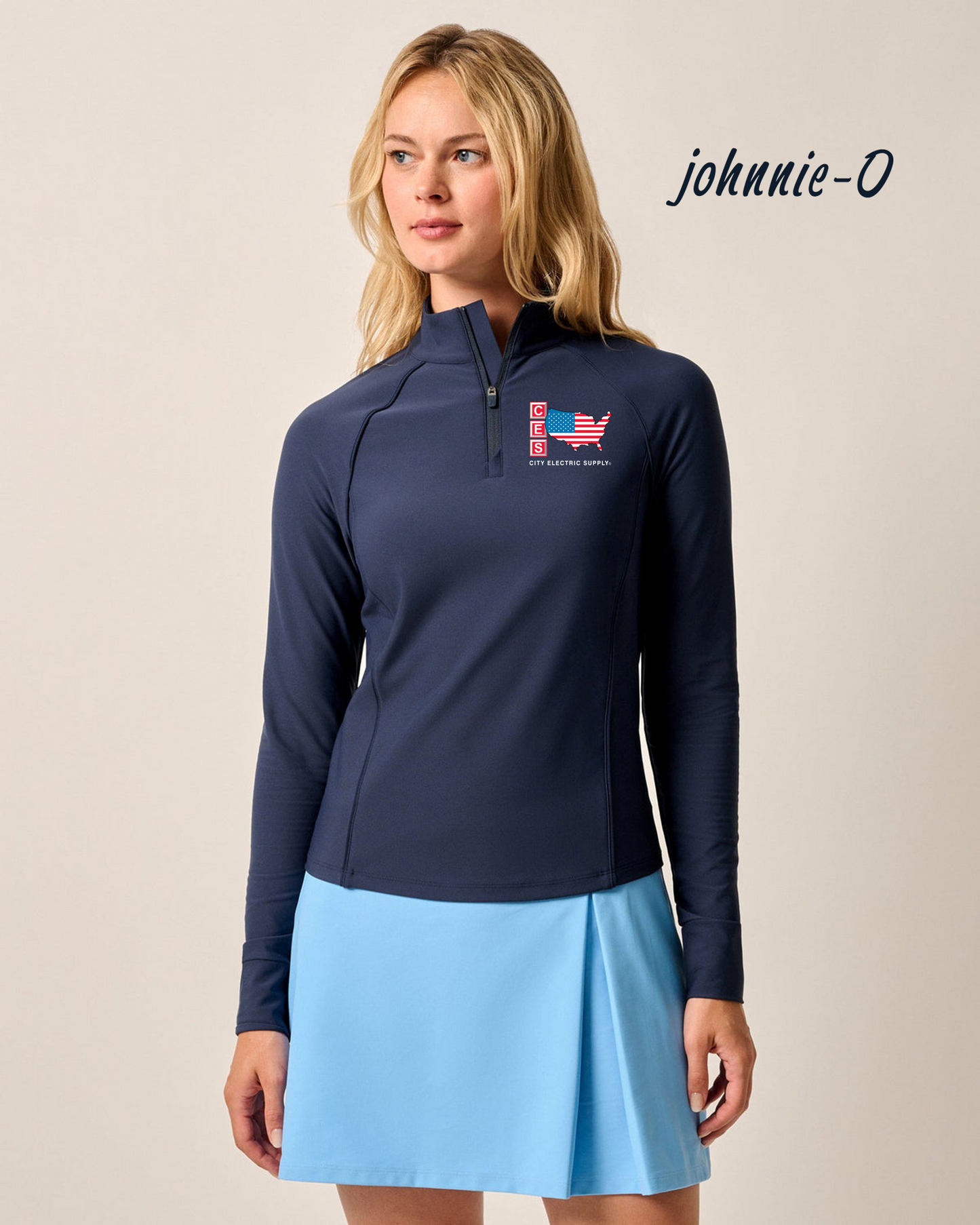 johnnie-O Women's Jasmine Performance 1/4 Zip
